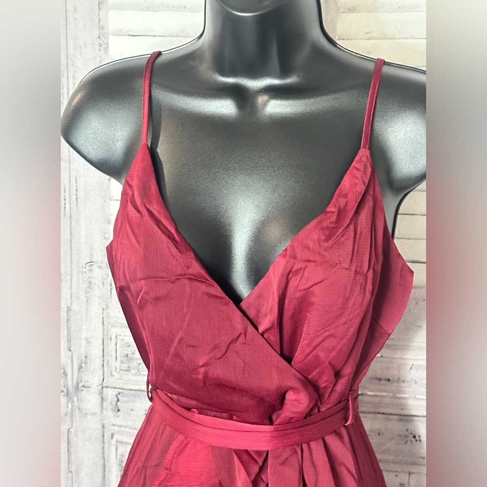 Wine mini dress - Picture 3 of 9